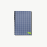 Gingham Monogram Notebook